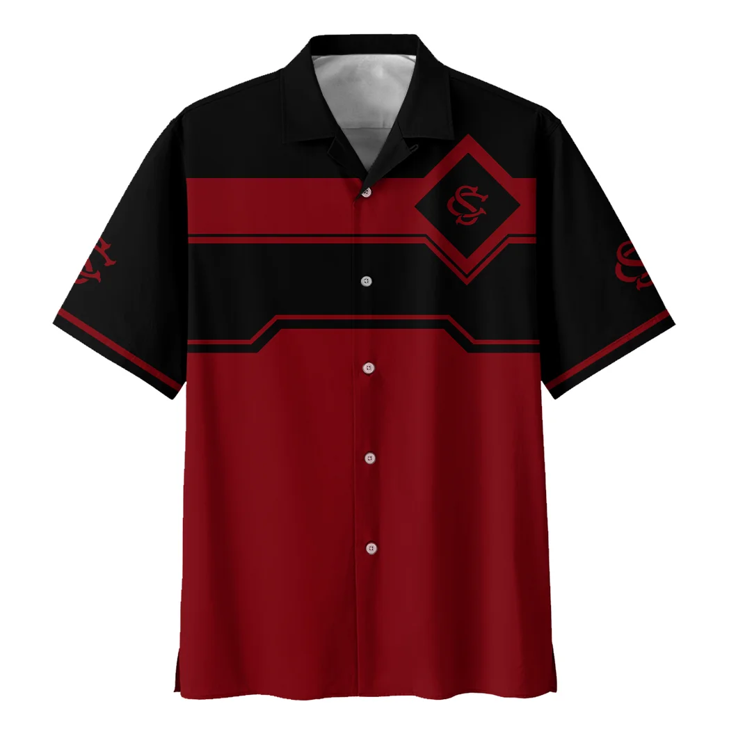 South Carolina Gamecocks Hawaiian Shirt Logo Print, Victory Spirit Button Shirt HVN1469SC