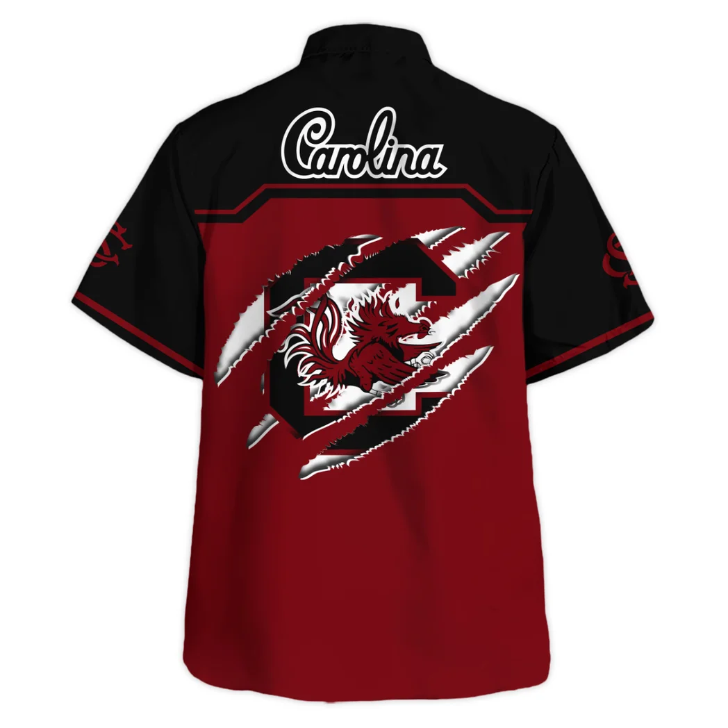 South Carolina Gamecocks Hawaiian Shirt Logo Print, Victory Spirit Button Shirt HVN1469SC