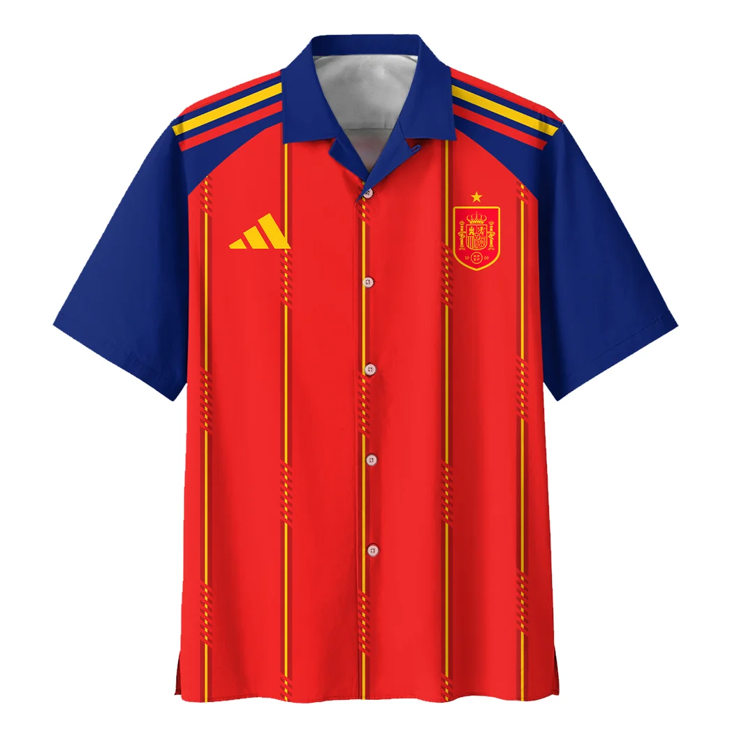 Spain FIFA World Cup 2026 Hawaiian Shirt, Everyday Spirit Button Shirt HVN1548SP