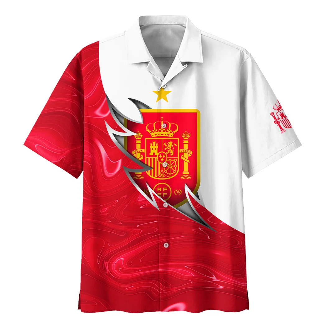 Spain FIFA World Cup 2026 Hawaiian Shirt, Everyday Spirit Button Shirt HVN1549SP