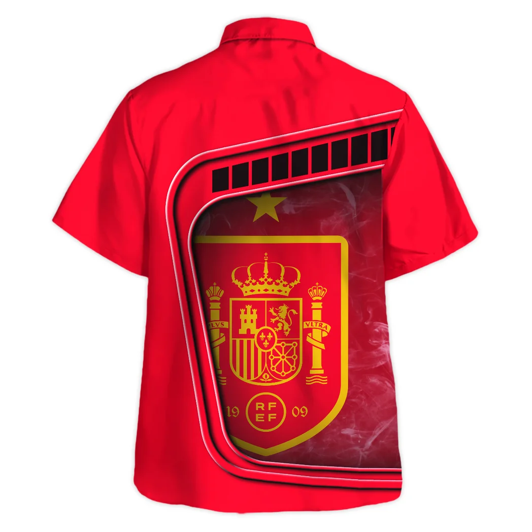 Spain FIFA World Cup 2026 Hawaiian Shirt, Sport Passion Button Shirt HVN1560SP
