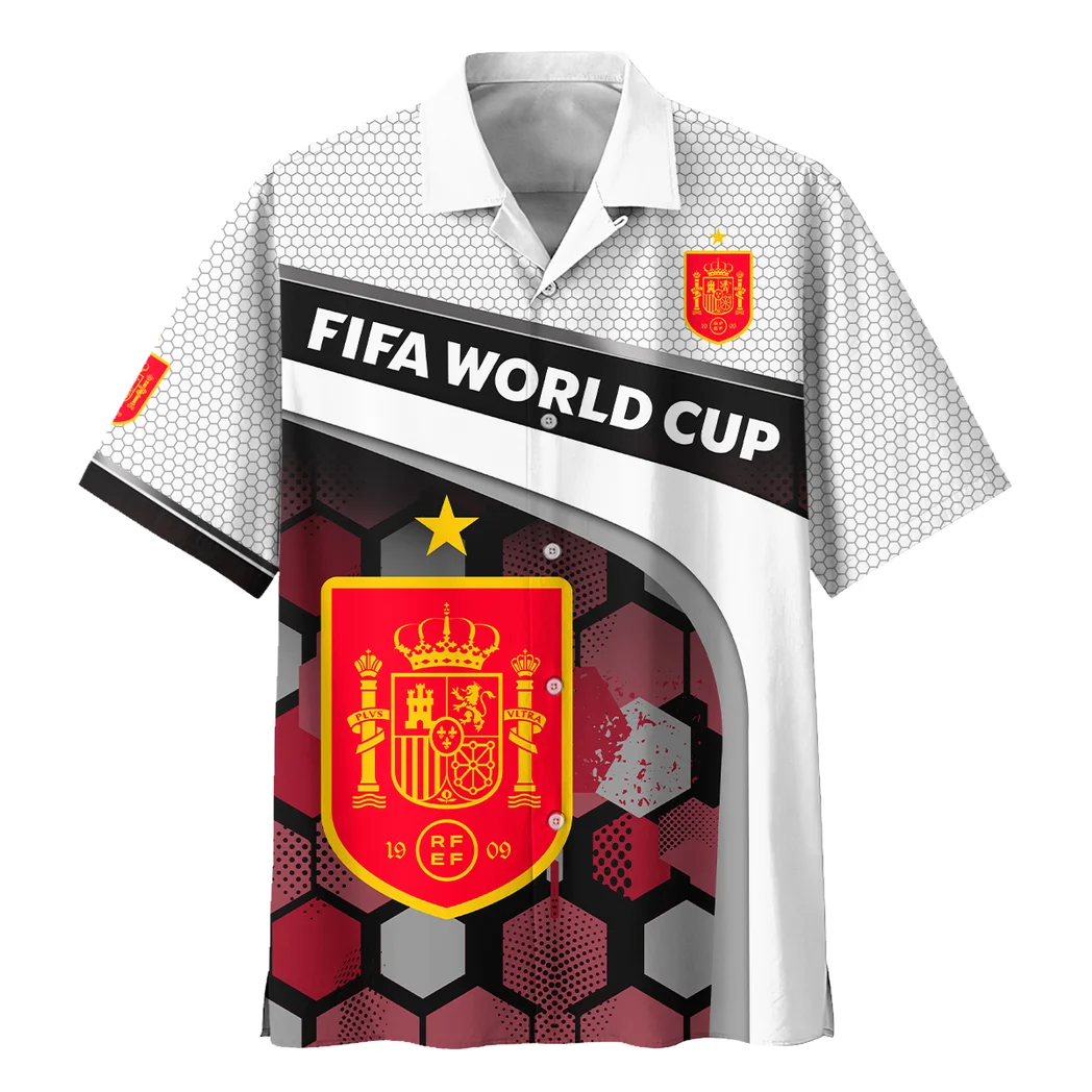 Spain FIFA World Cup 2026 Hawaiian Shirt, Sport Pride Button Shirt HVN1565SP