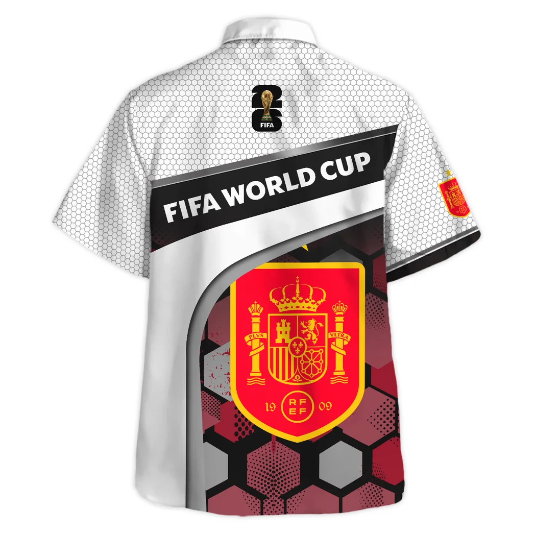 Spain FIFA World Cup 2026 Hawaiian Shirt, Sport Pride Button Shirt HVN1565SP