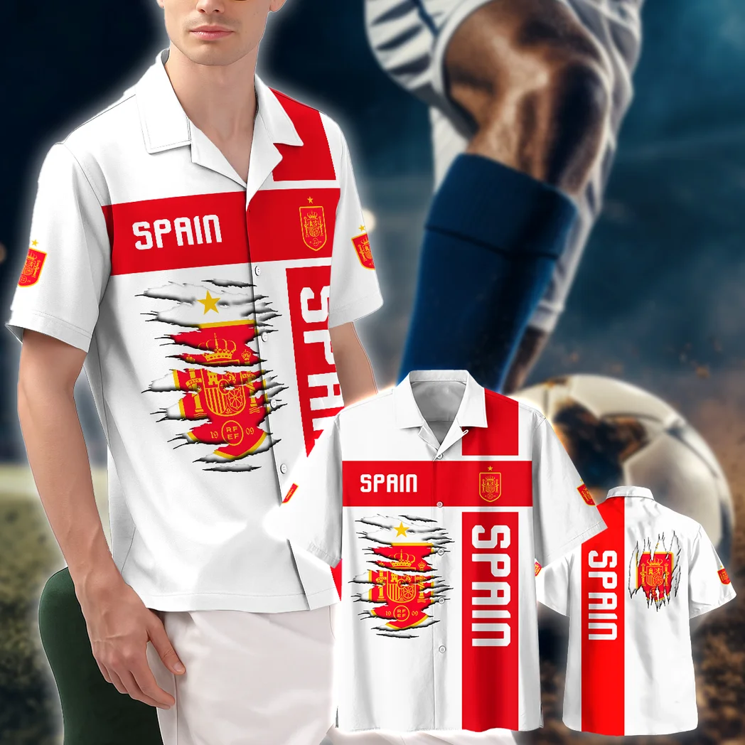Spain Hawaiian Shirt FIFA World Cup 26 Limited Edition, Fan Pride Button Shirt HVN1588SP