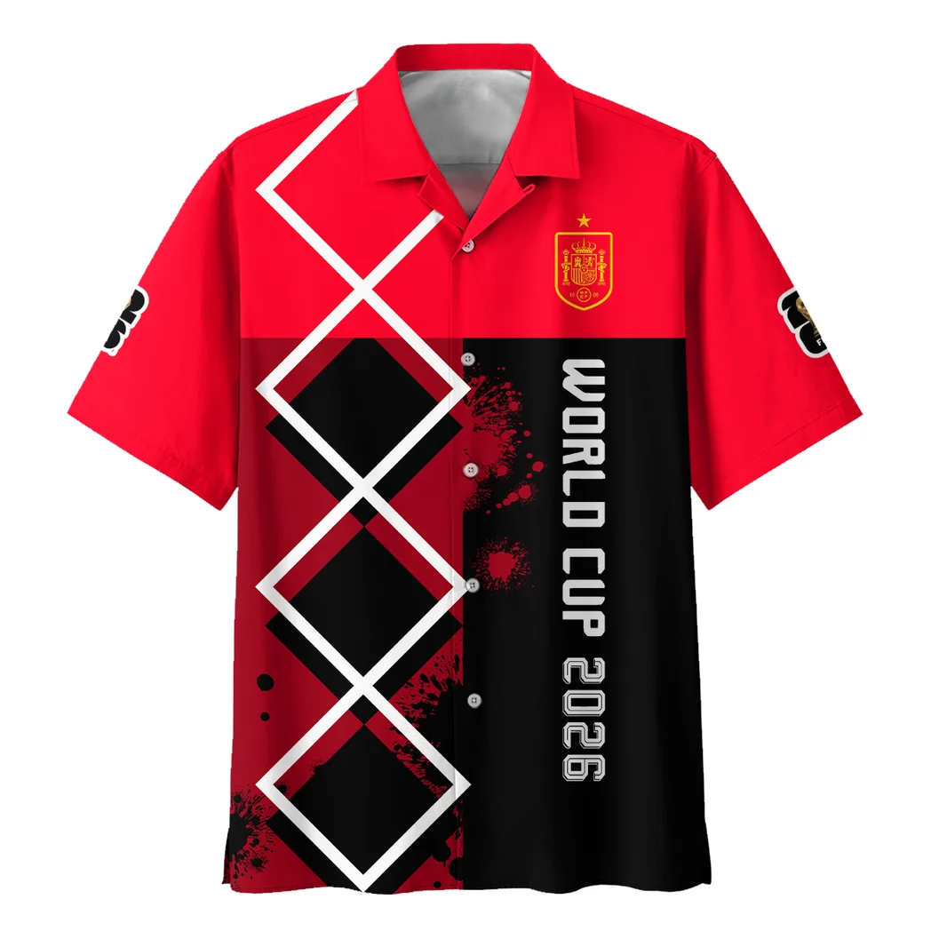 Spain Hawaiian Shirt FIFA World Cup 26 Limited Edition, Victory Vibe Button Shirt HVN1589SP