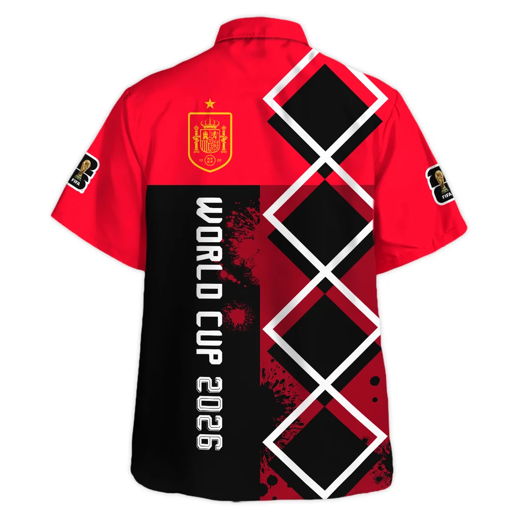 Spain Hawaiian Shirt FIFA World Cup 26 Limited Edition, Victory Vibe Button Shirt HVN1589SP