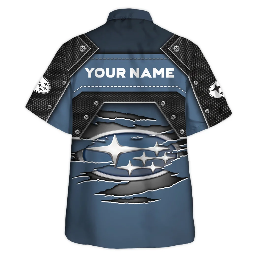 Subaru Hawaiian Shirt, Custom Ride Button Shirt HVN1401SU