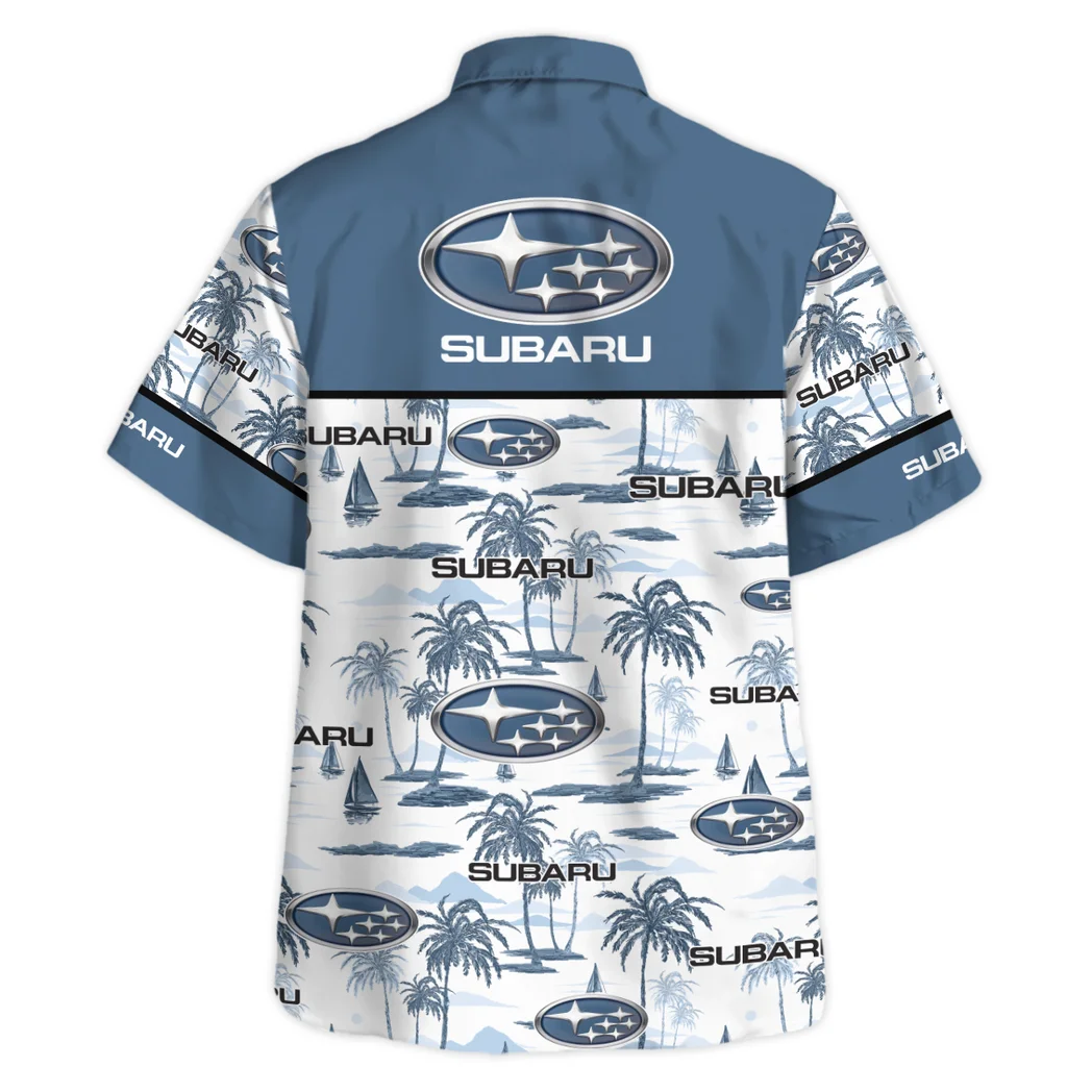 Subaru Hawaiian Shirt Exclusive Logo, Open Road Button Shirt HVN1534SUB
