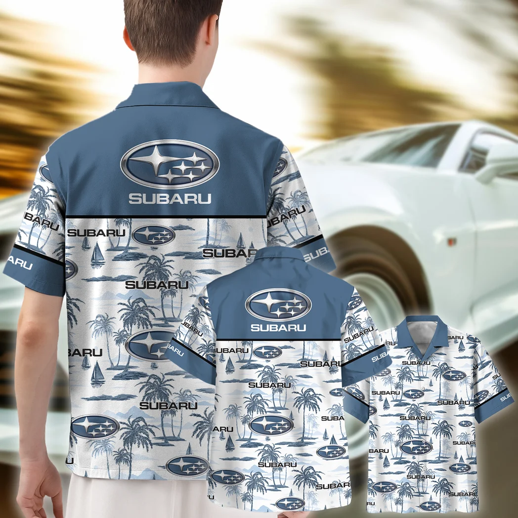 Subaru Hawaiian Shirt Exclusive Logo, Open Road Button Shirt HVN1534SUB