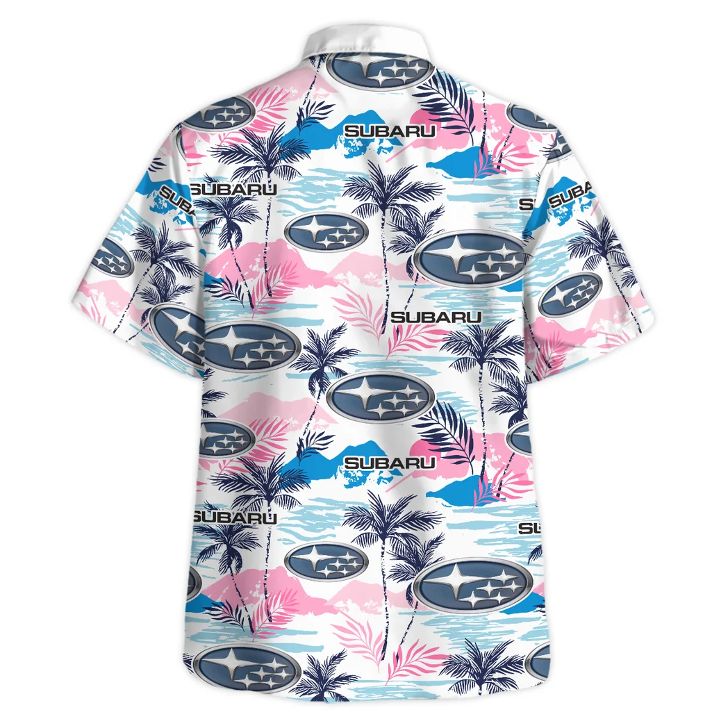 Subaru Hawaiian Shirt Logo Print, Street-Ready Button Shirt HVN1538SUB
