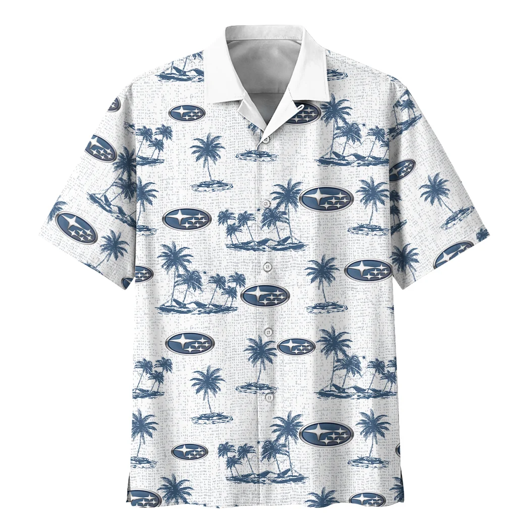 Subaru Hawaiian Shirt Tropical Style, Road Life Button Shirt HVN1536SUB