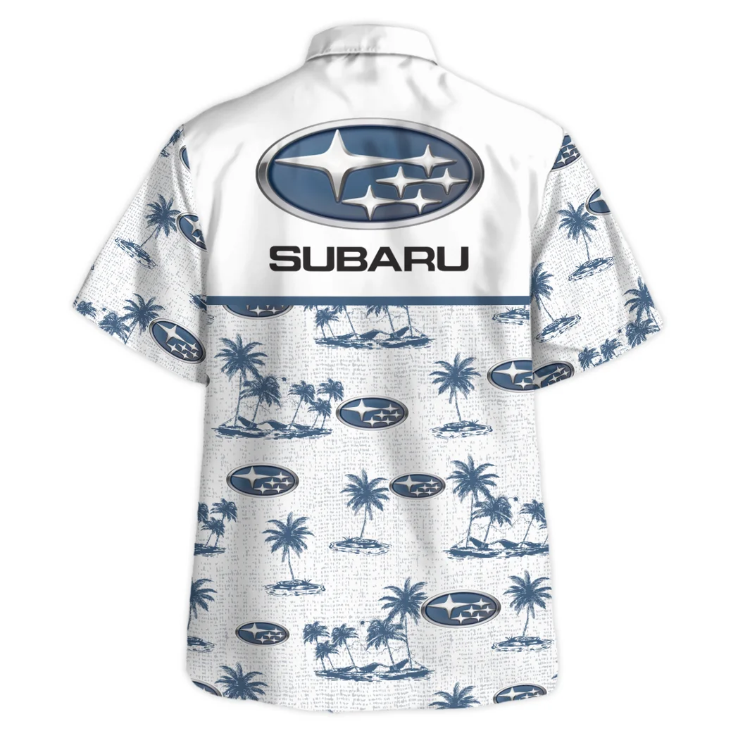 Subaru Hawaiian Shirt Tropical Style, Road Life Button Shirt HVN1536SUB
