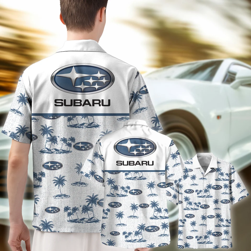 Subaru Hawaiian Shirt Tropical Style, Road Life Button Shirt HVN1536SUB