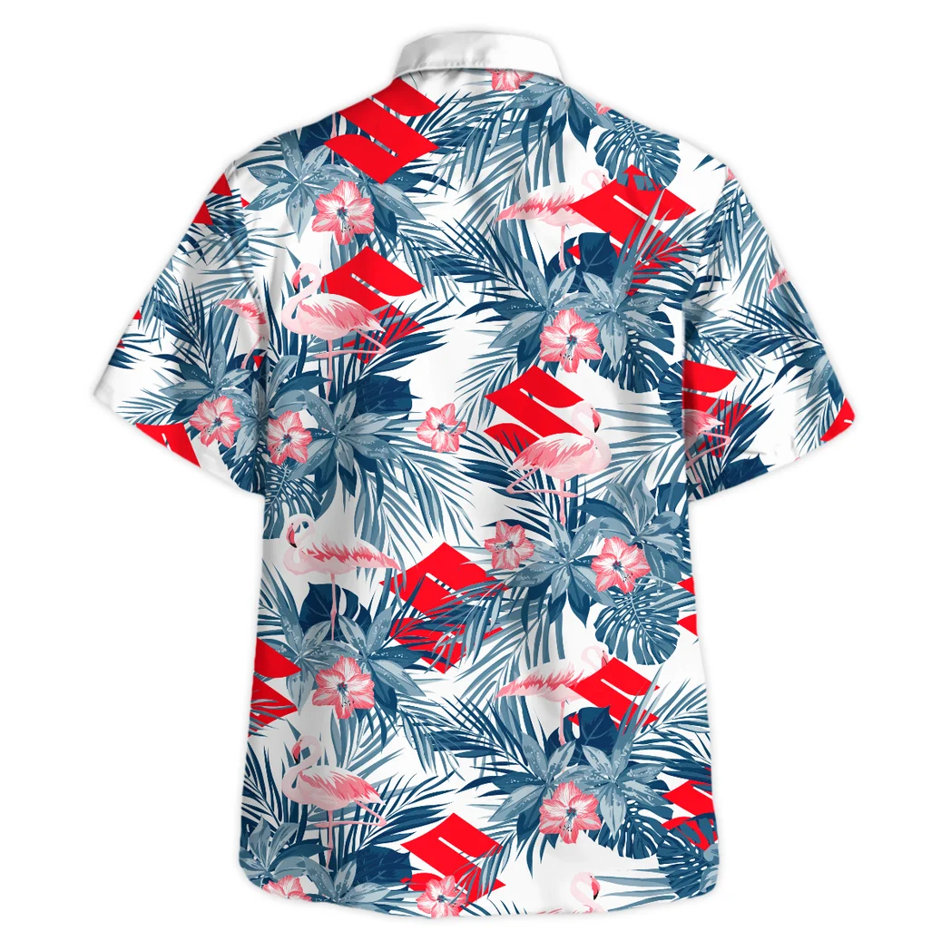 Suzuki Hawaiian Shirt All Over Print, Motorsport Vibe Button Shirt HVN1537SU