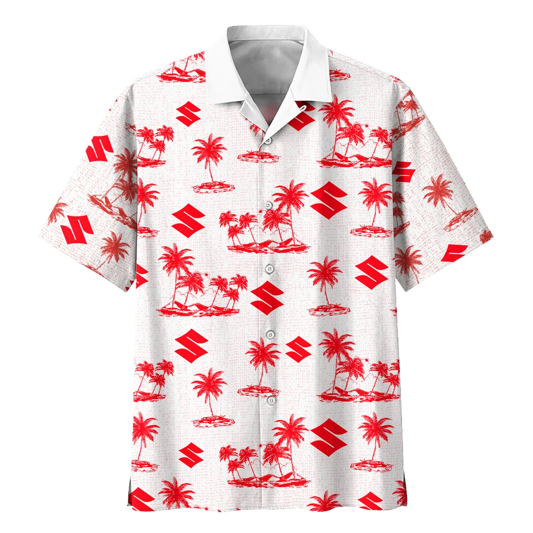 Suzuki Hawaiian Shirt Tropical Style, Street Racer Button Shirt HVN1536SU
