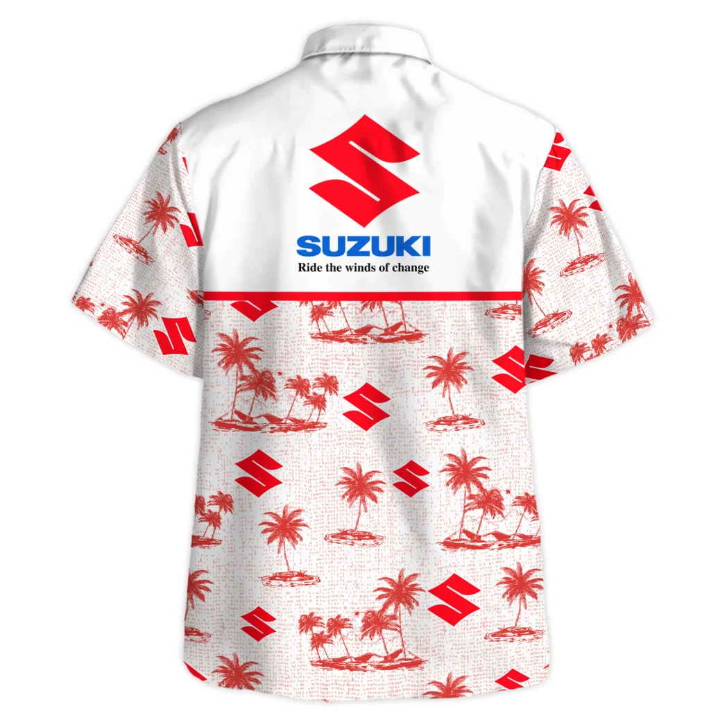 Suzuki Hawaiian Shirt Tropical Style, Street Racer Button Shirt HVN1536SU