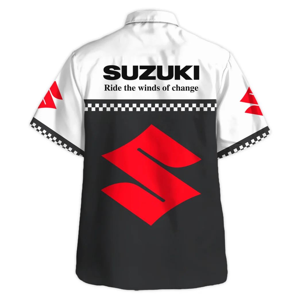 Suzuki Hawaiian Shirt, Urban Driver Button Shirt HVN1385SU