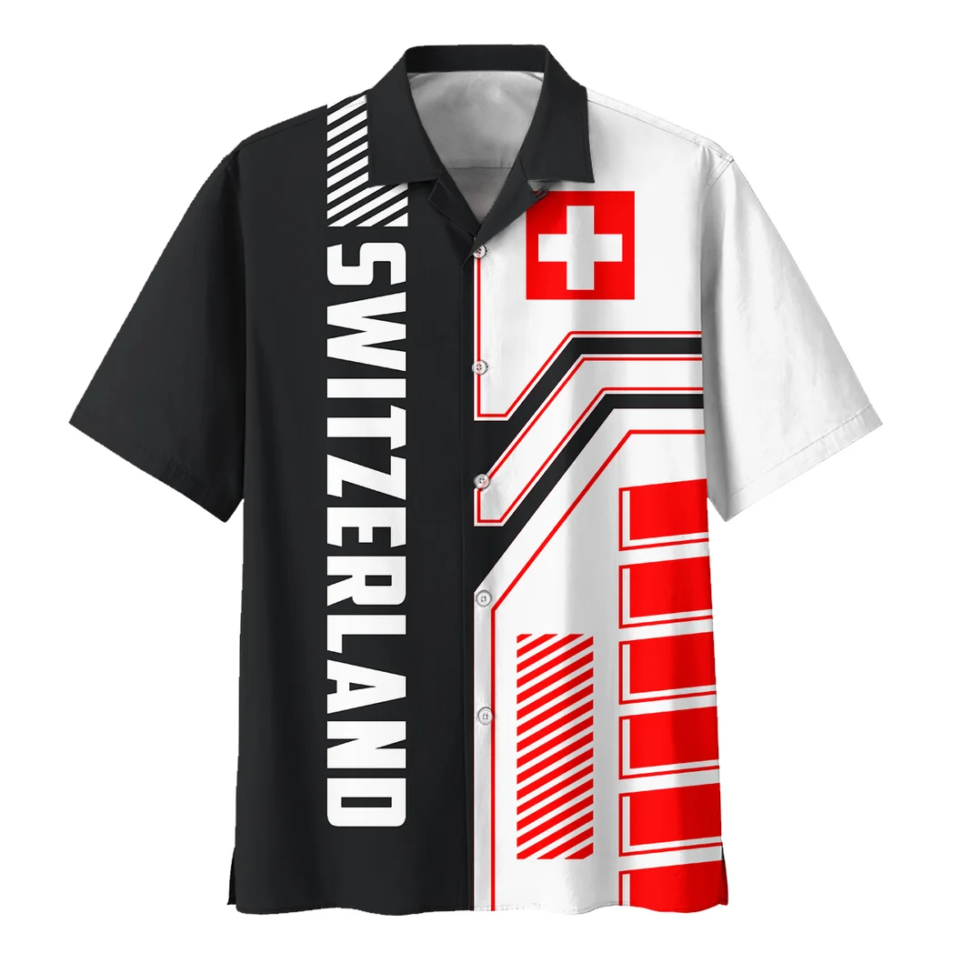 Switzerland Hawaiian Shirt FIFA World Cup 26 Limited Edition, Bold Spirit Button Shirt HVN1590SW