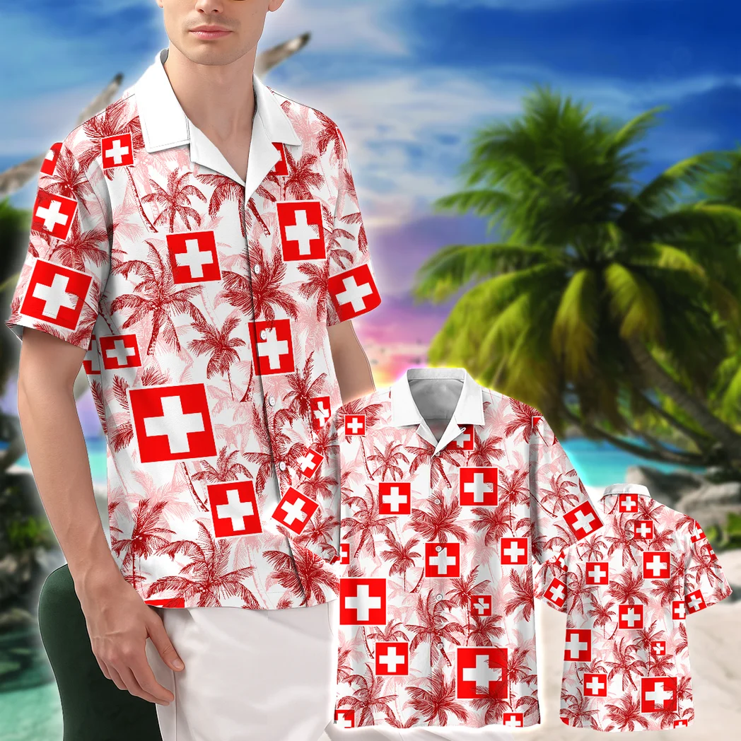 Switzerland Hawaiian Shirt FIFA World Cup 26 Limited Edition, Fan Lifestyle Button Shirt HVN1585SW