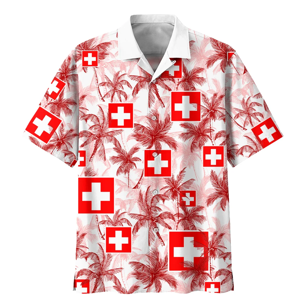 Switzerland Hawaiian Shirt FIFA World Cup 26 Limited Edition, Fan Lifestyle Button Shirt HVN1585SW