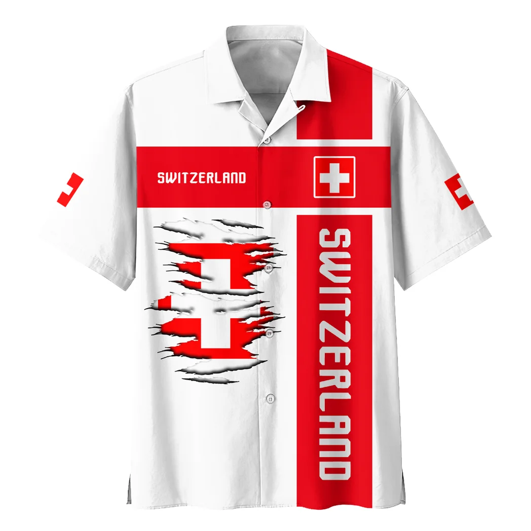 Switzerland Hawaiian Shirt FIFA World Cup 26 Limited Edition, Summer Spirit Button Shirt HVN1588SW