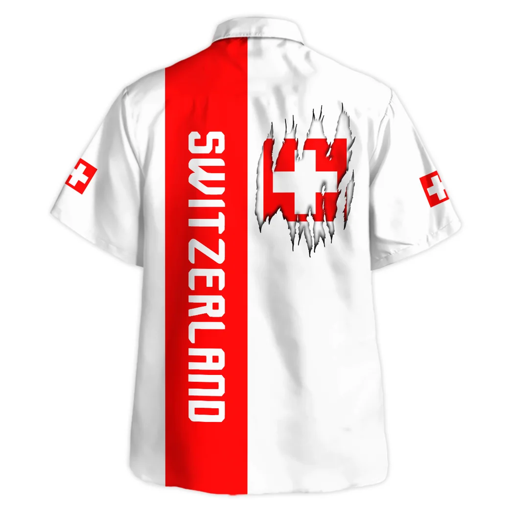 Switzerland Hawaiian Shirt FIFA World Cup 26 Limited Edition, Summer Spirit Button Shirt HVN1588SW