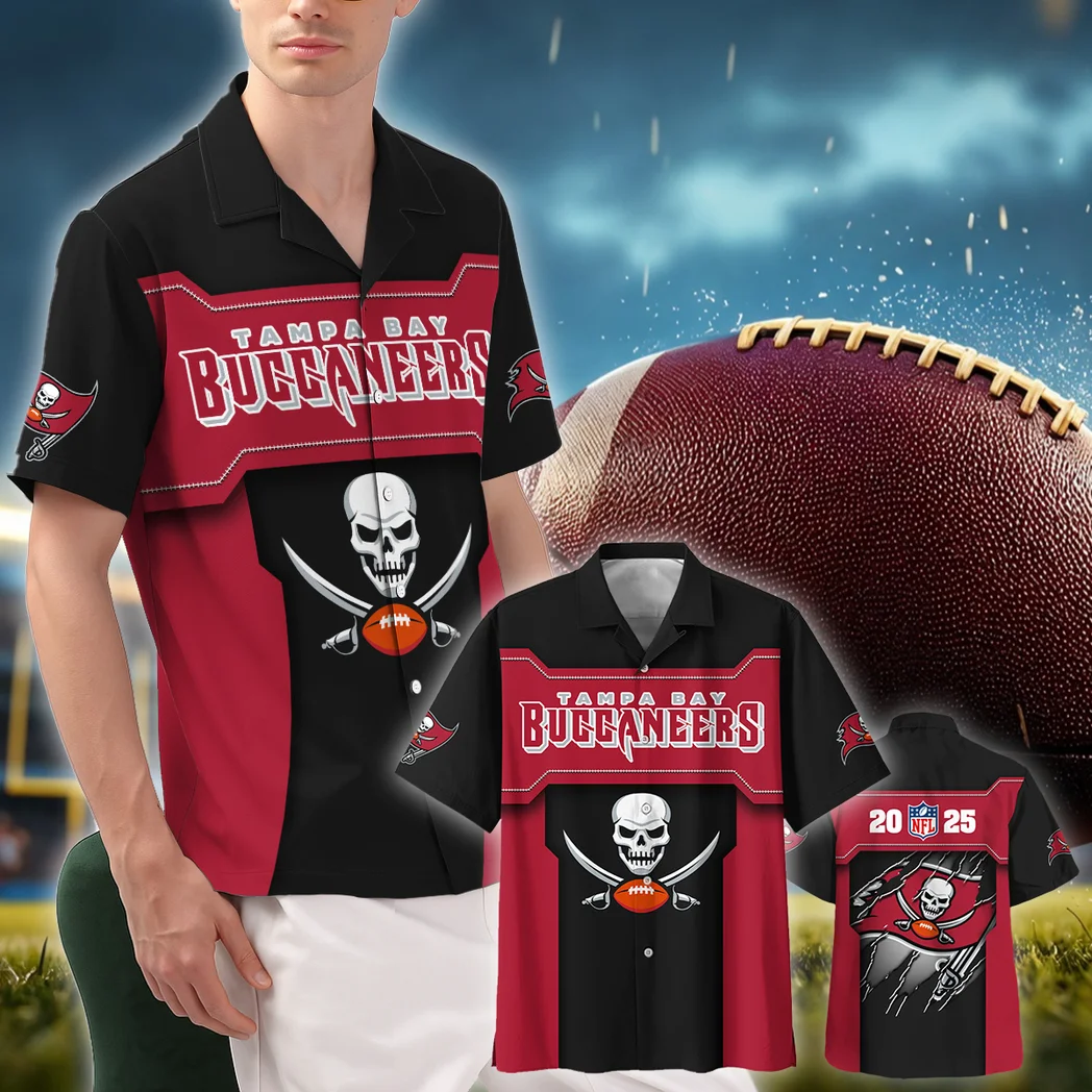 Tampa Bay Buccaneers Hawaiian Shirt, Celebration Spirit Button Shirt HVN1421TB