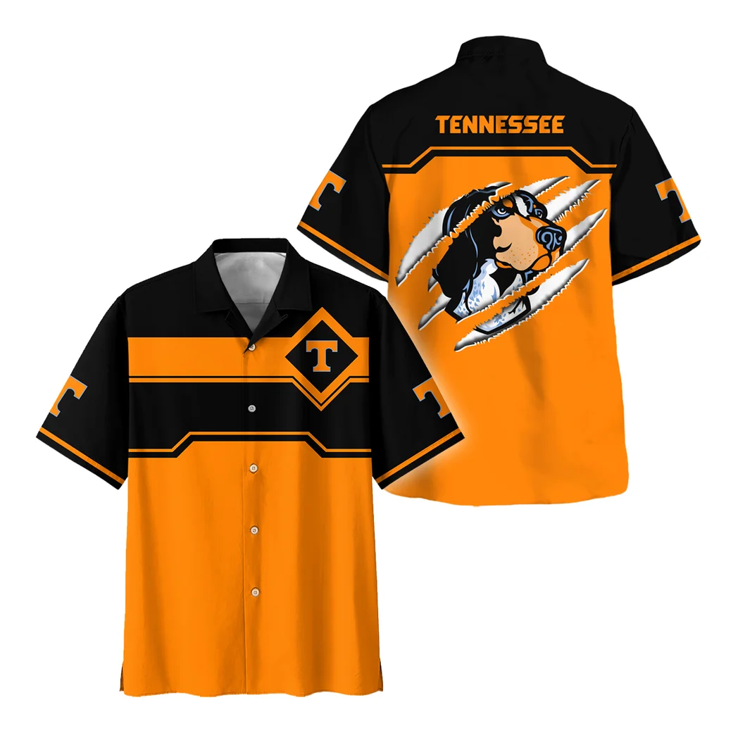 Tennessee Volunteers Hawaiian Shirt Logo Print, Game Day Button Shirt HVN1469TV