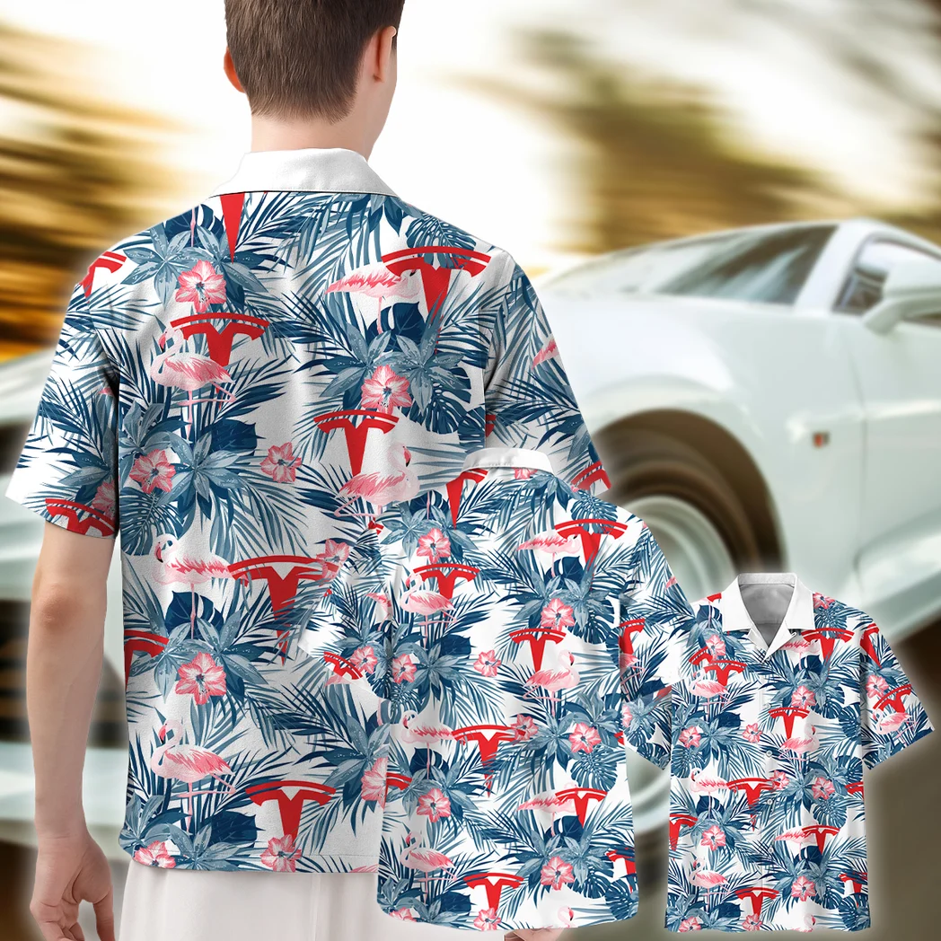 Tesla Hawaiian Shirt All Over Print, Open Road Button Shirt HVN1537TE