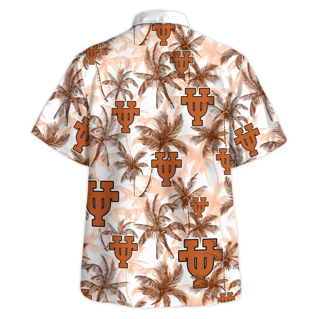 Texas Longhorns Hawaiian Shirt Logo Print, Everyday Fan Button Shirt HVN1468TL