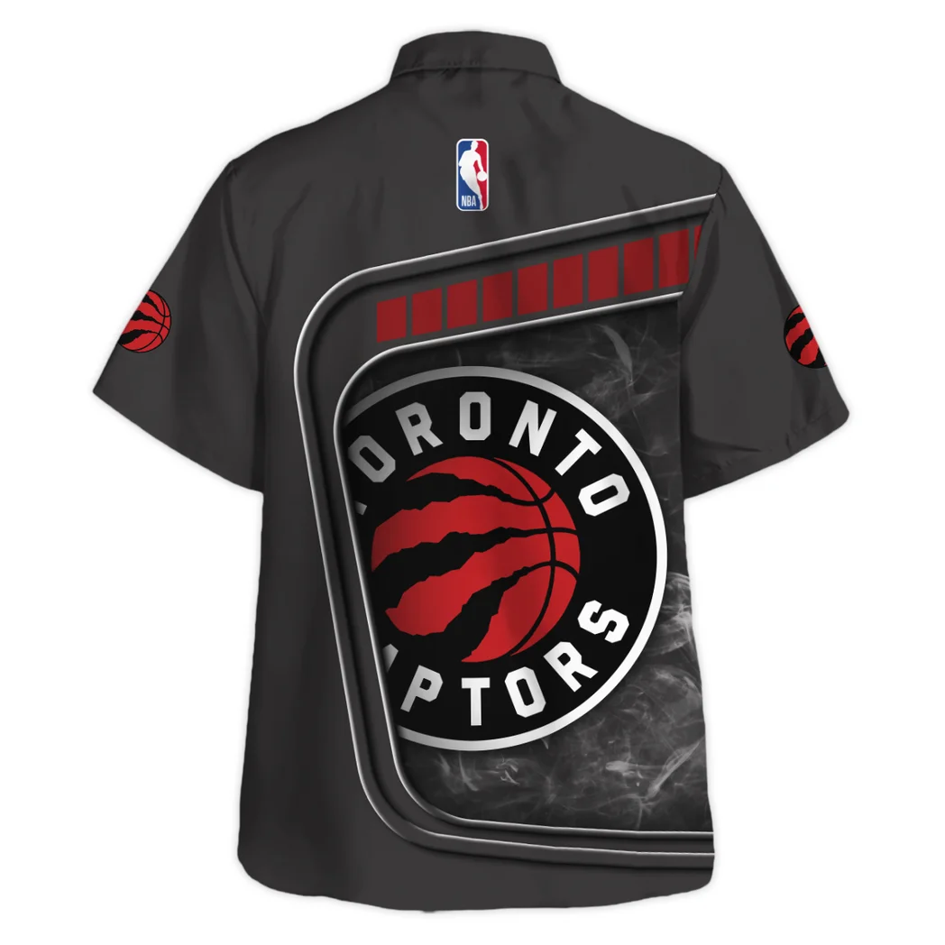 Toronto Raptors Hawaiian Shirt Excluisve Logo, Stadium Energy Button Shirt HVN1527TR
