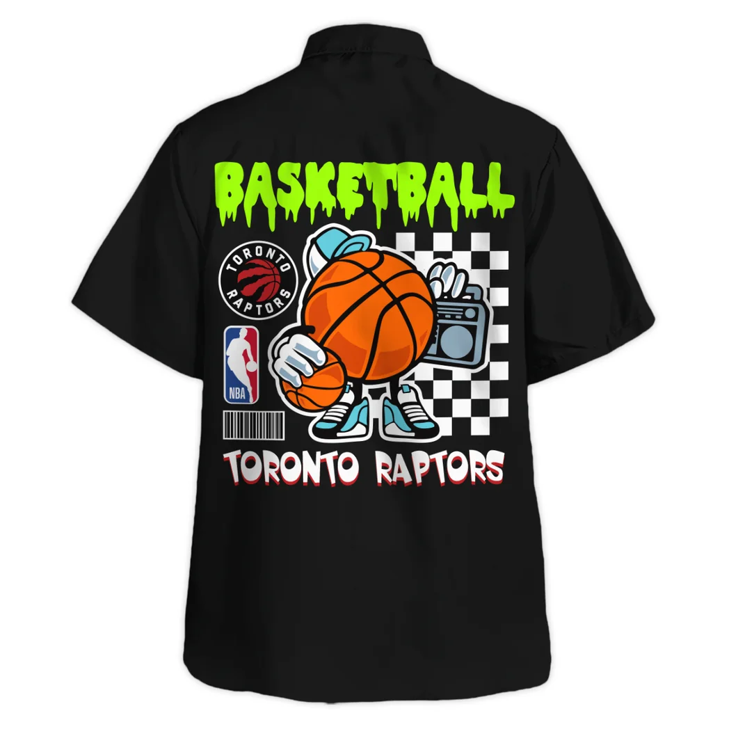 Toronto Raptors Hawaiian Shirt Exclusive Logo, Fan Lifestyle Button Shirt HVN1531TR