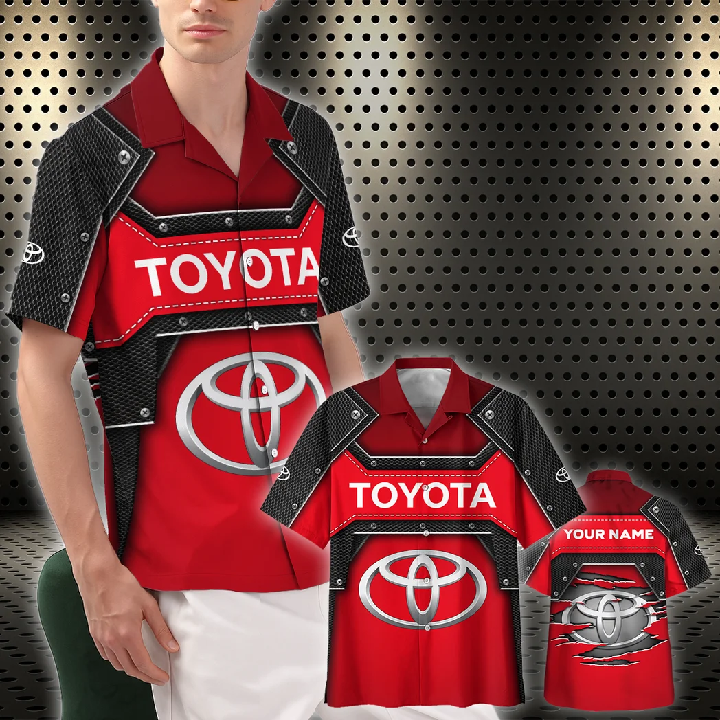 Toyota Hawaiian Shirt, Gearhead Style Button Shirt HVN1401TO