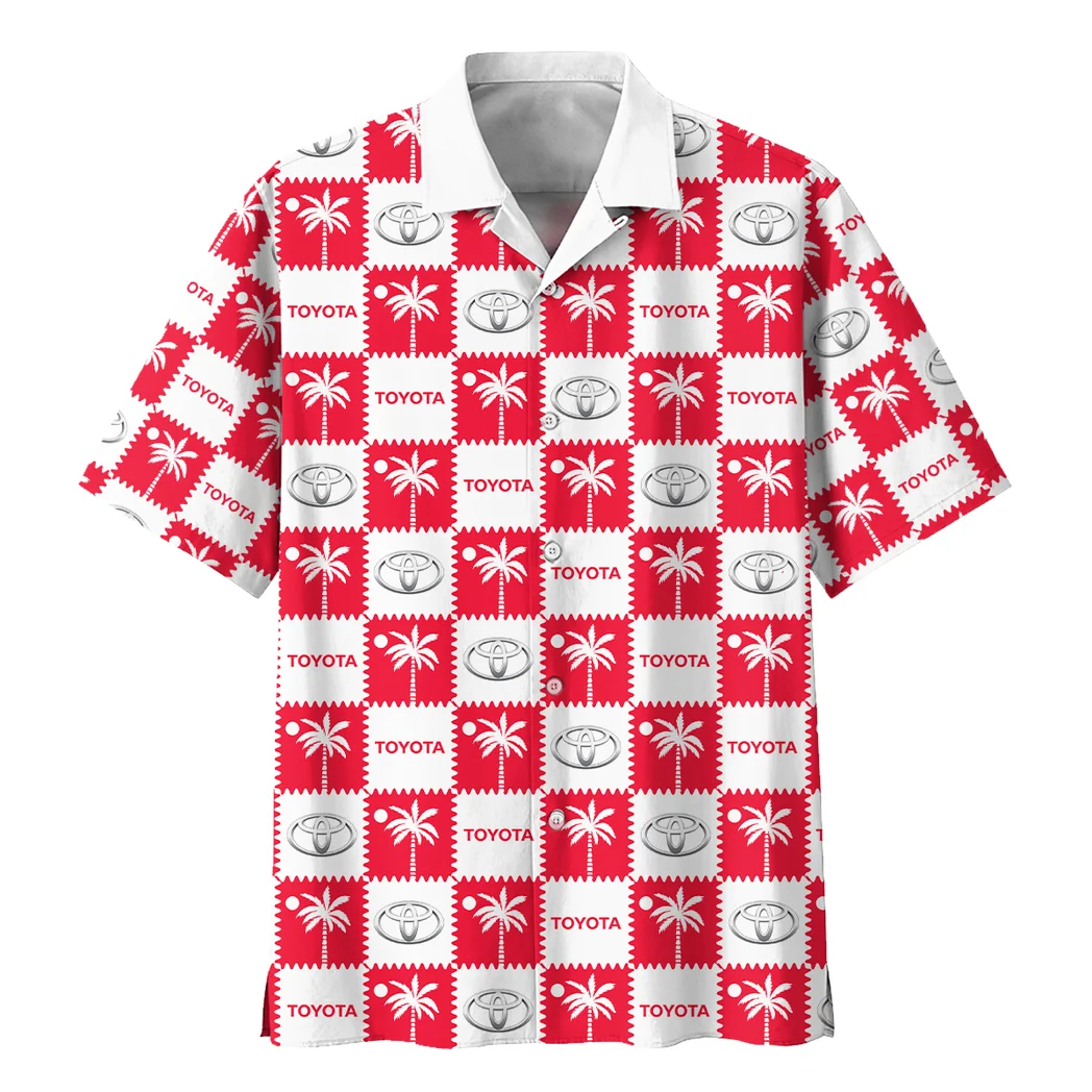 Toyota Hawaiian Shirt Logo Exclusive, Bold Driver Button Shirt HVN1540TO