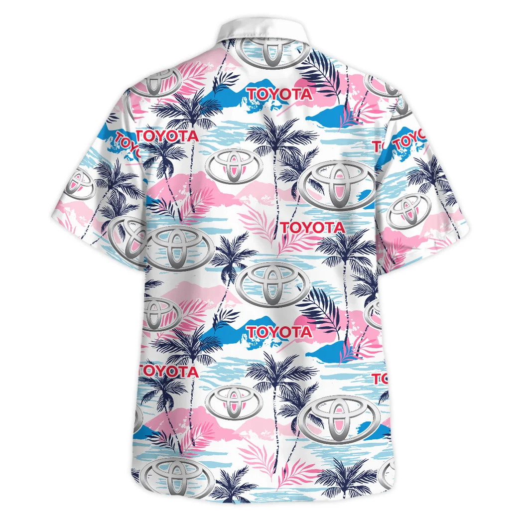 Toyota Hawaiian Shirt Logo Print, Urban Driver Button Shirt HVN1538TO
