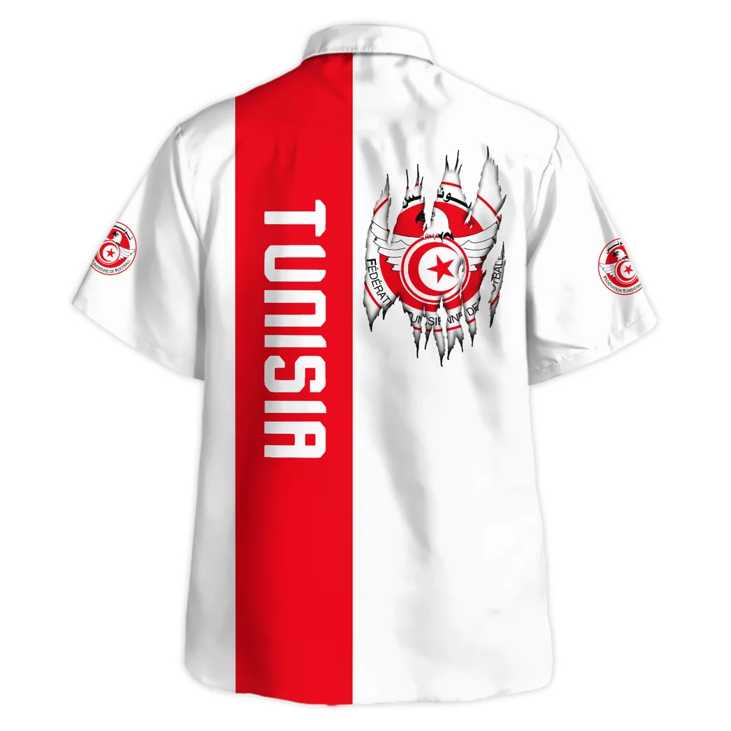 Tunisia Hawaiian Shirt FIFA World Cup 26 Limited Edition, Sport Pride Button Shirt HVN1588TU