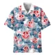 Tunisia Hawaiian Shirt FIFA World Cup 26 Tropical Style, Summer Match Button Shirt HVN1587TU