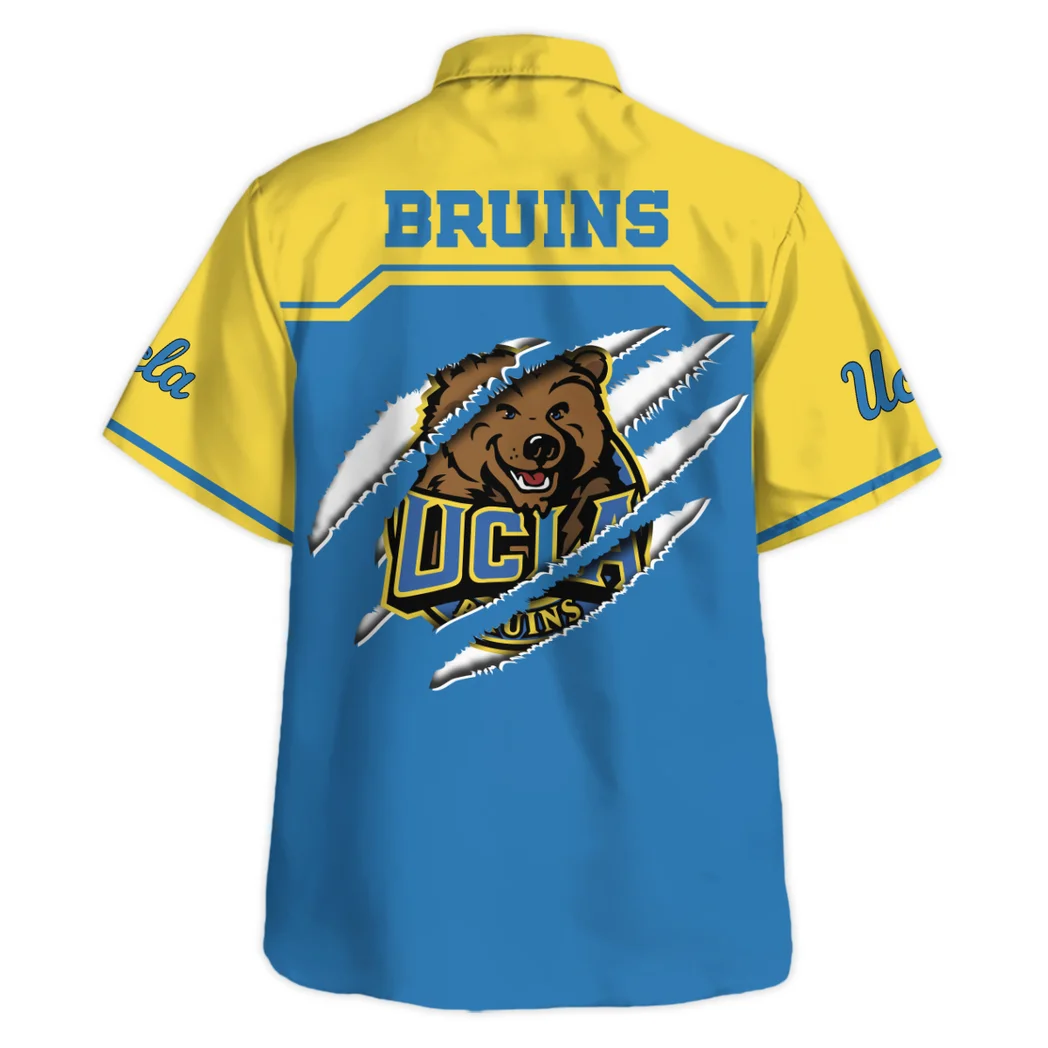 UCLA Bruins Hawaiian Shirt Logo Print, Everyday Fan Button Shirt HVN1469UC