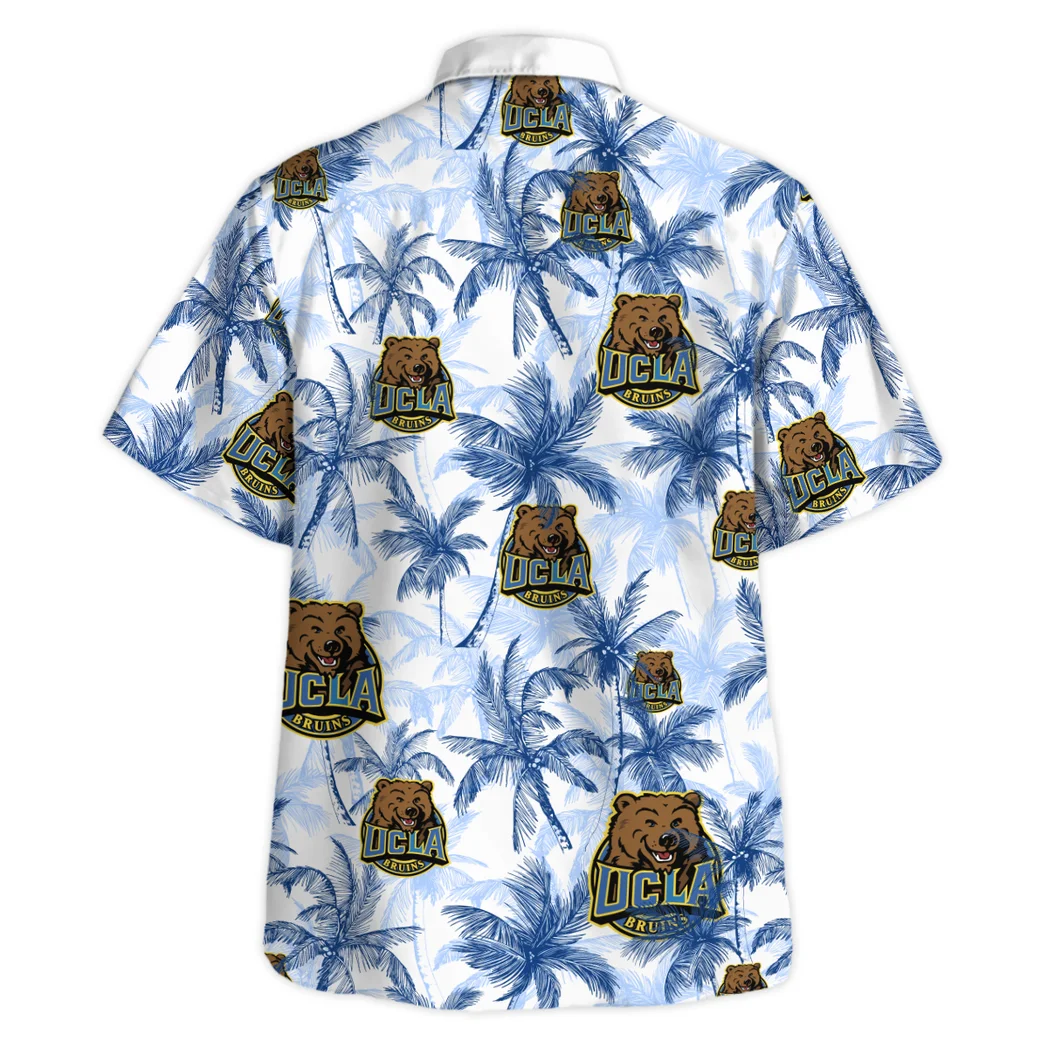 UCLA Bruins Hawaiian Shirt Logo Print, Tropical Supporter Button Shirt HVN1468UC