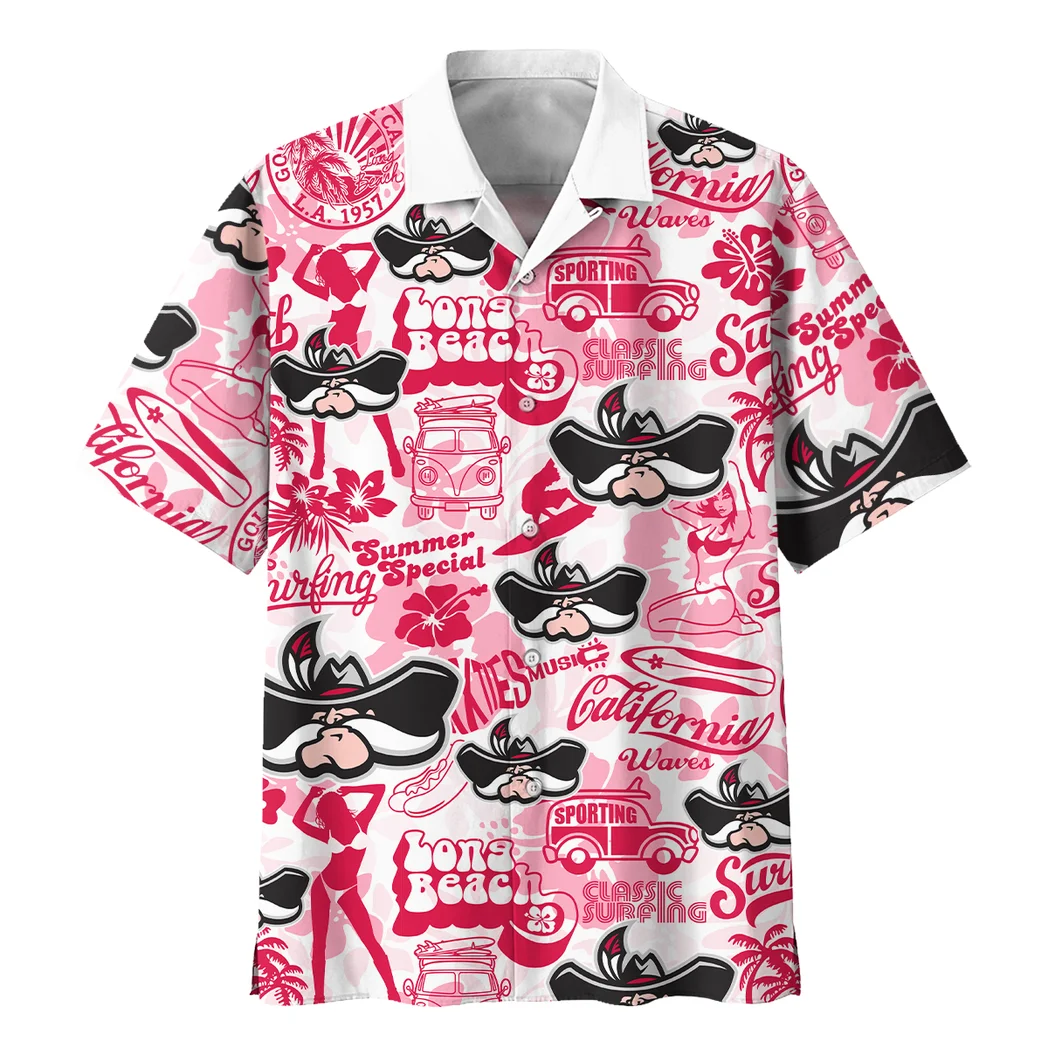 UNLV Rebels Hawaiian Shirt Logo Print, Victory Spirit Button Shirt HVN1467UN