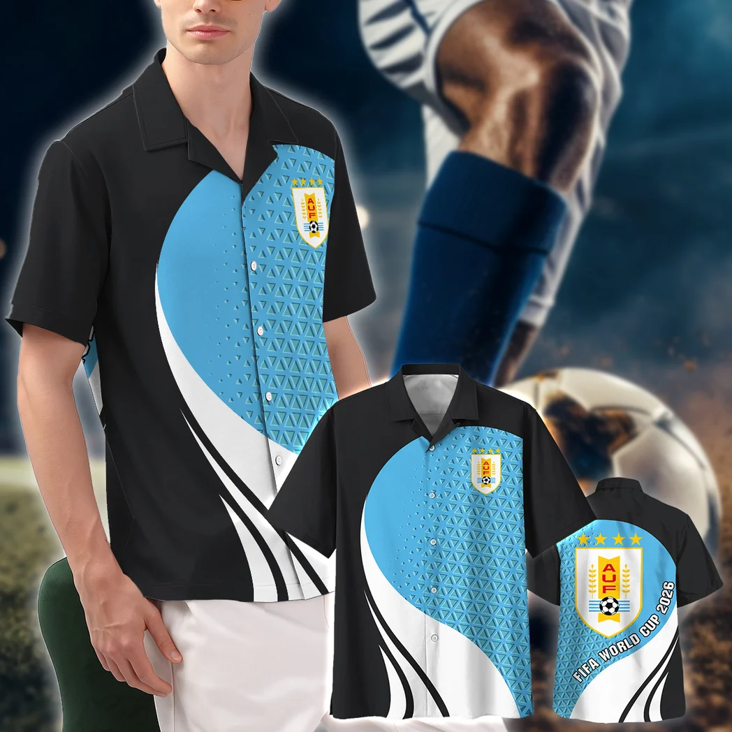 Uruguay Hawaiian Shirt FIFA World Cup 26 Limited Edition, Fan Lifestyle Button Shirt HVN1583UR