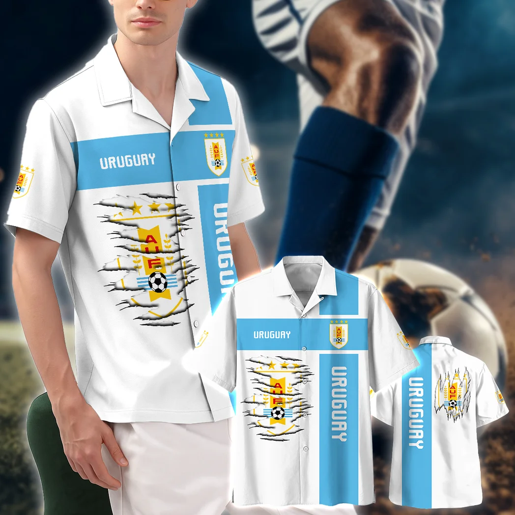 Uruguay Hawaiian Shirt FIFA World Cup 26 Limited Edition, Fan Pride Button Shirt HVN1588UR