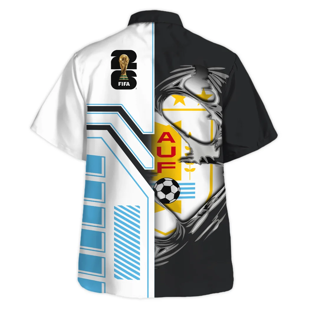 Uruguay Hawaiian Shirt FIFA World Cup 26 Limited Edition, Fan Pride Button Shirt HVN1590UR