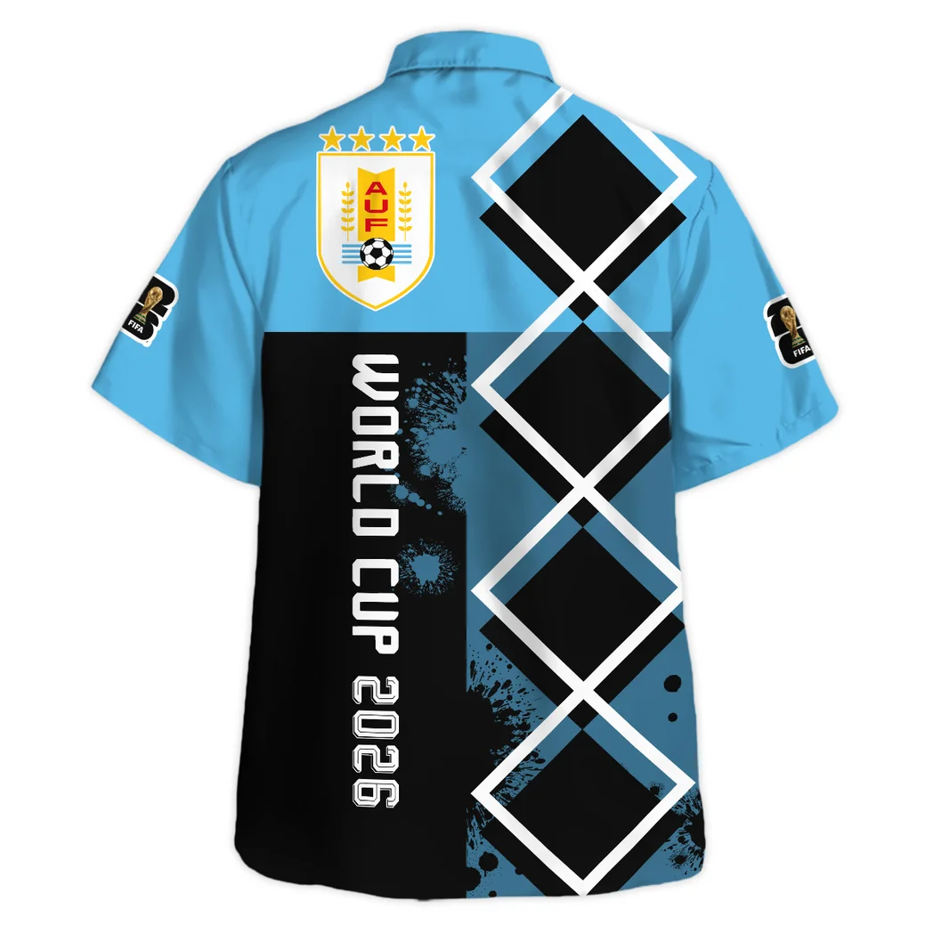 Uruguay Hawaiian Shirt FIFA World Cup 26 Limited Edition, Match Day Button Shirt HVN1589UR