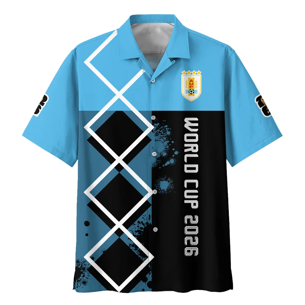 Uruguay Hawaiian Shirt FIFA World Cup 26 Limited Edition, Match Day Button Shirt HVN1589UR