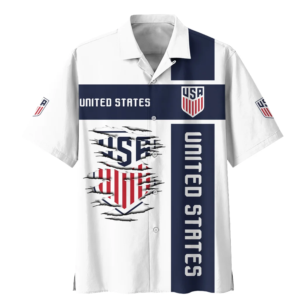 USA Hawaiian Shirt FIFA World Cup 26 Limited Edition, Summer Spirit Button Shirt HVN1588US