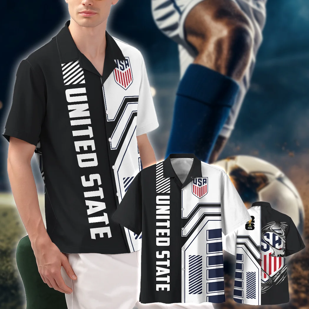USA Hawaiian Shirt FIFA World Cup 26 Limited Edition, True Supporter Button Shirt HVN1590US