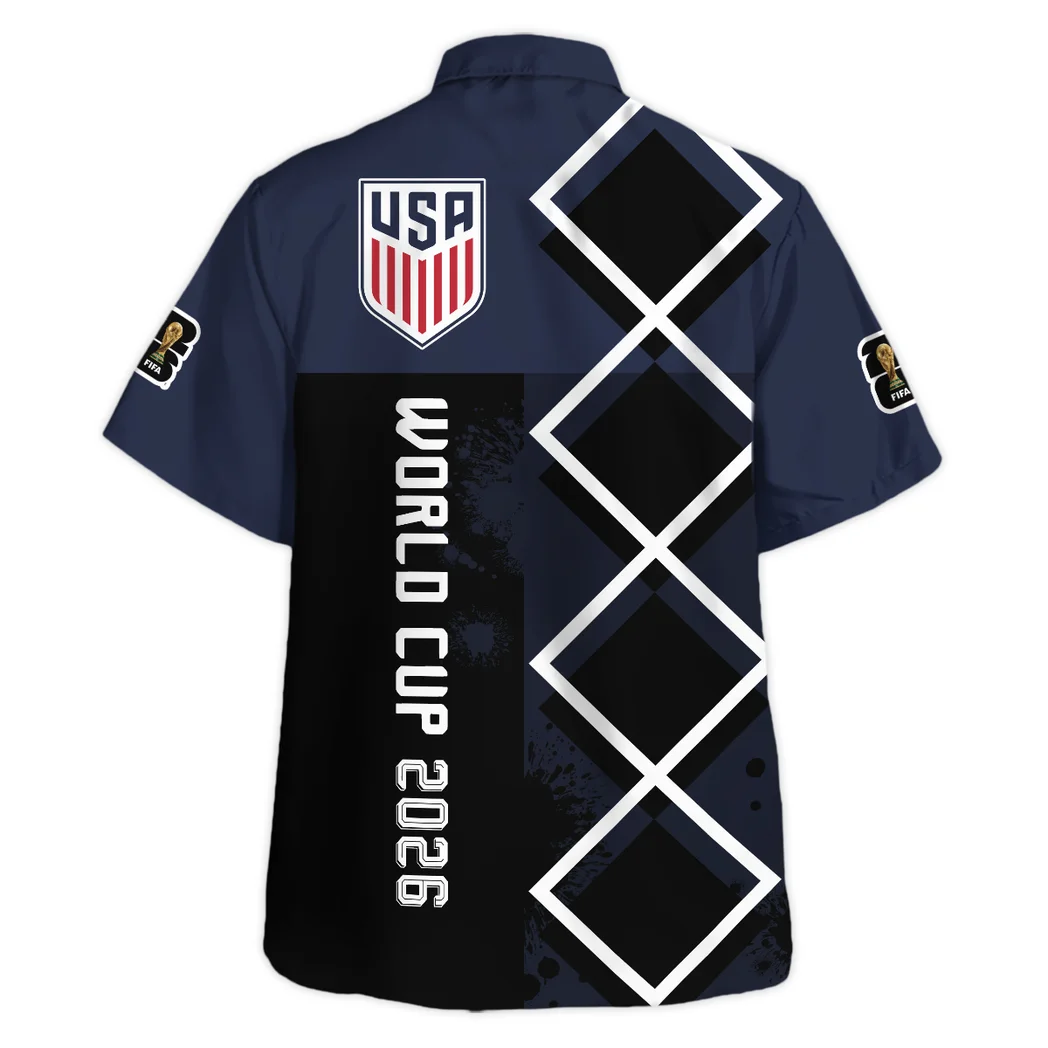 USA Hawaiian Shirt FIFA World Cup 26 Limited Edition, Victory Vibe Button Shirt HVN1589US