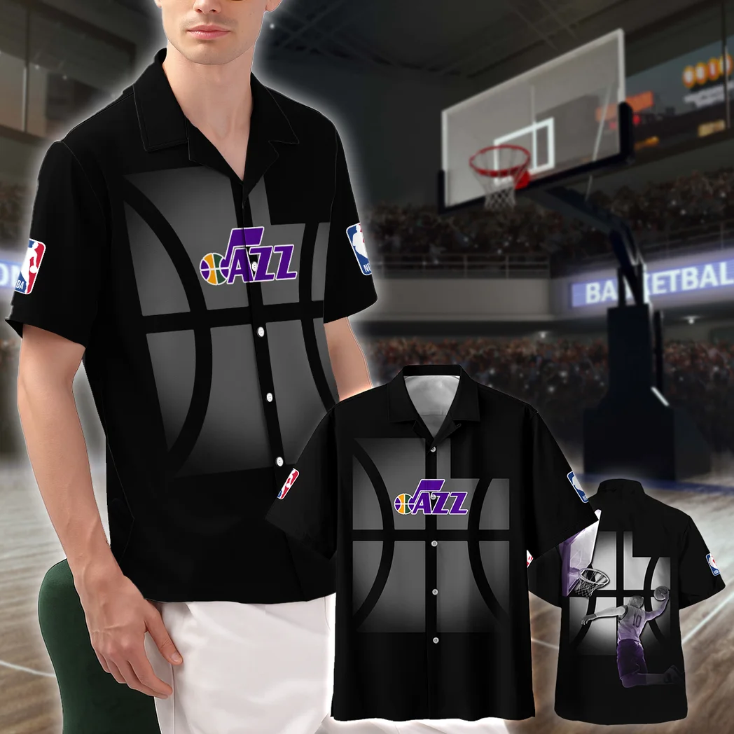 Utah Jazz Hawaiian Shirt, Victory Vibe Button Shirt HVN1529UJ