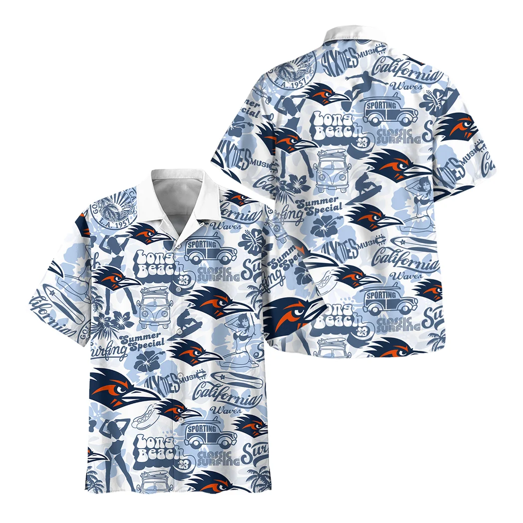 UTSA Roadrunners Hawaiian Shirt Logo Print, Celebration Style Button Shirt HVN1467UT